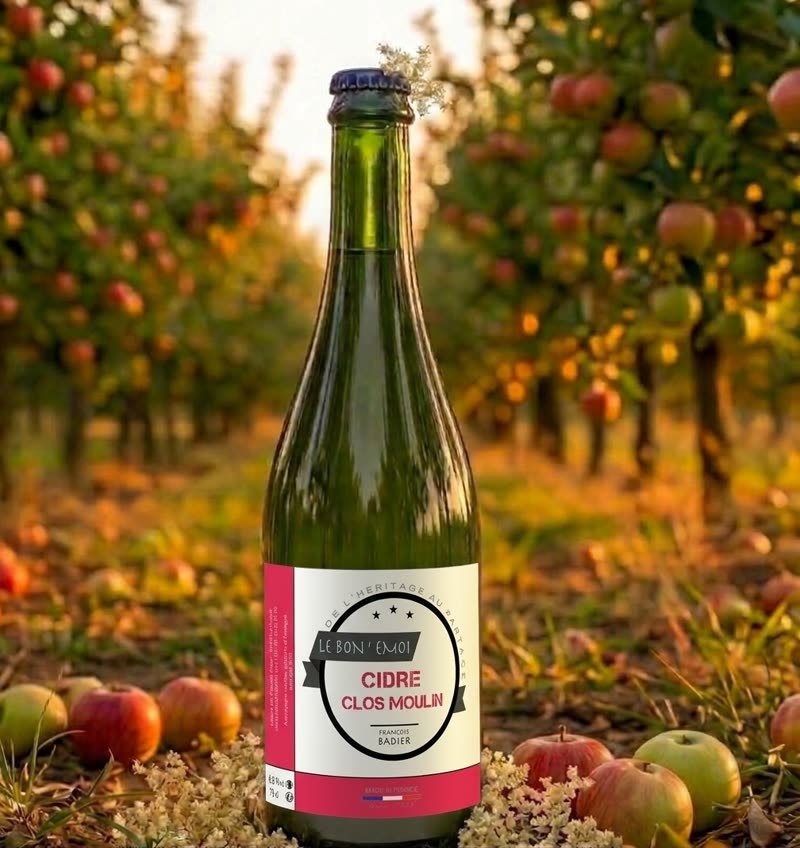 Bouteille de cidre Le Bon'Emoi 2025