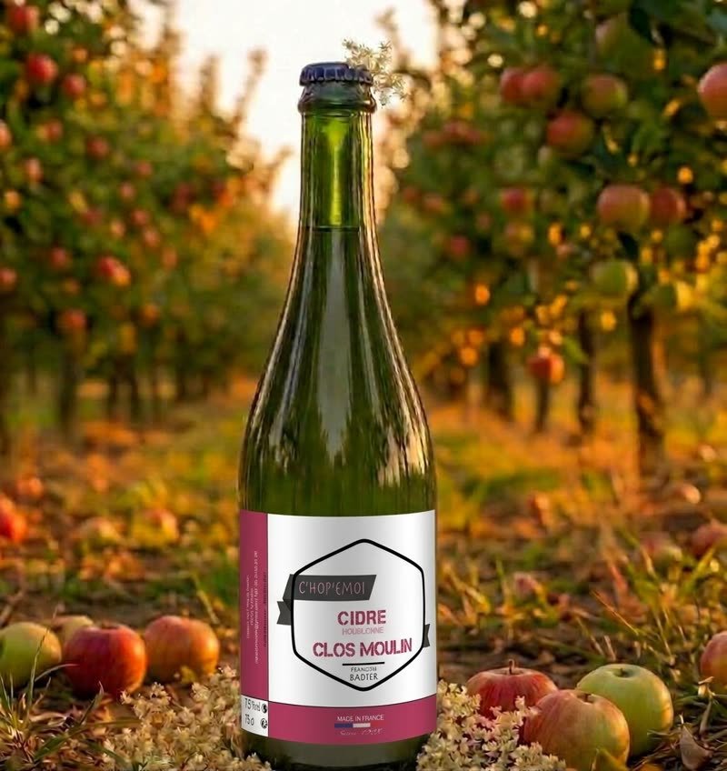 Bouteille de cidre C'hop'Emoi