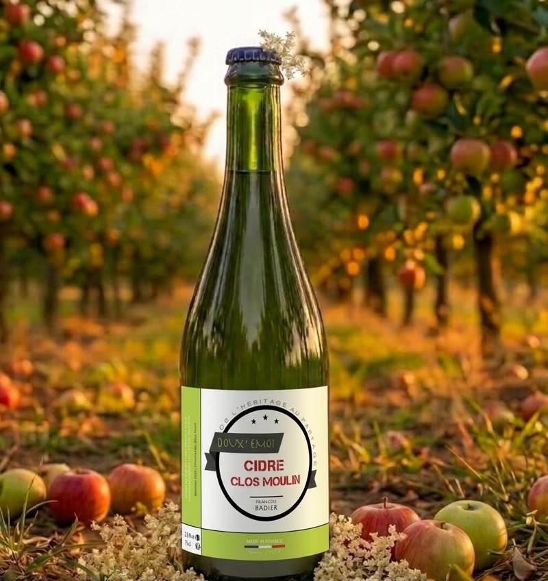 Bouteille de cidre Doux'Emoi